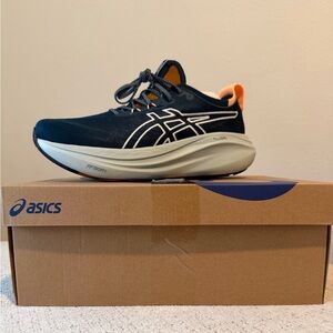 ASICS Men's Dark Blue Athletic Shoes